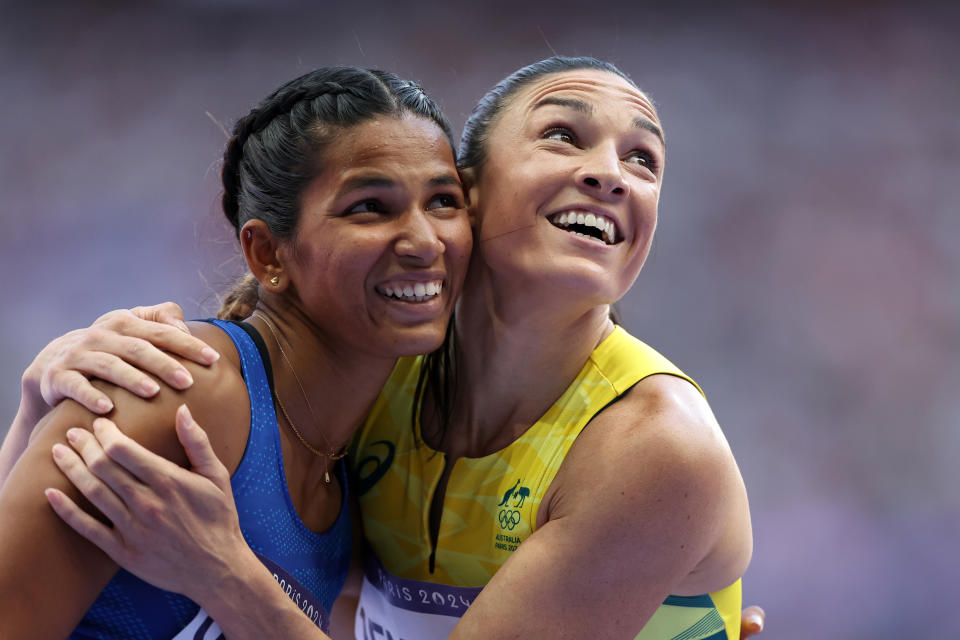 Michelle Jenneke smiling.