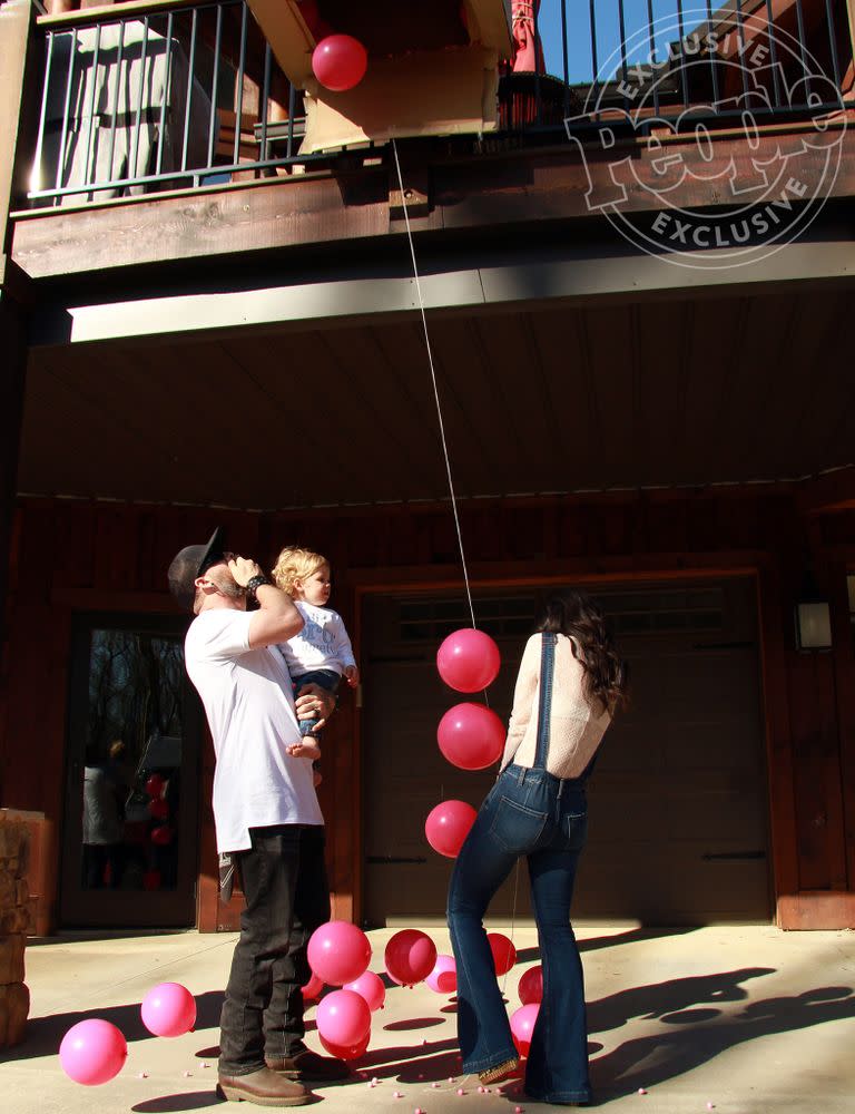 Brantley Gilbert, wife Amber and son Barrett