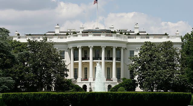 The White House went into lockdown after someone tried to jump the fence. Source: Getty