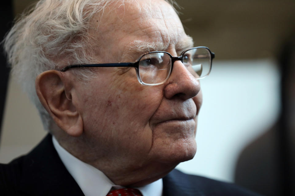 Berkshire Hathaway Chairman Warren Buffett seen at the annual Berkshire shareholder shopping day in Omaha, Nebraska, U.S., May 3, 2019.   REUTERS/Scott Morgan