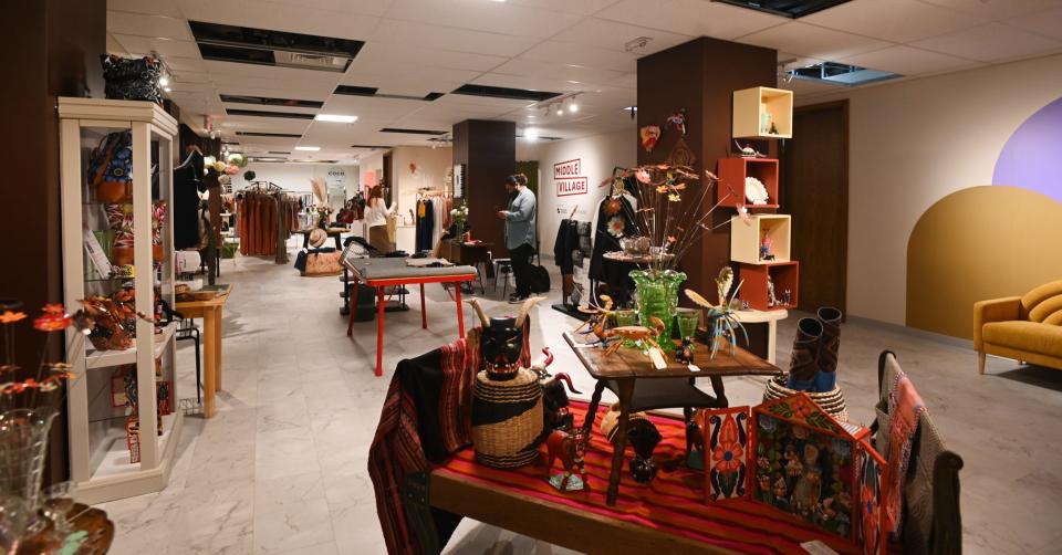 A peek inside the Middle Village Micro Market's new storefront in downtown Lansing's Atrium Building.