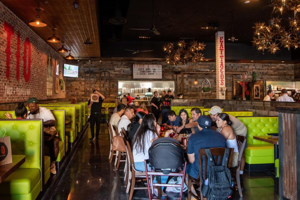 The interior of Tio Taco + Tequila in Clifton, N.J., in August 2021.