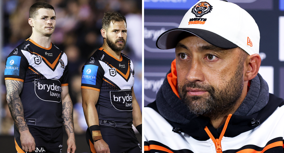 Nella foto a sinistra ci sono John Bateman e Aidan Caesar e a destra c'è Benji Marshall