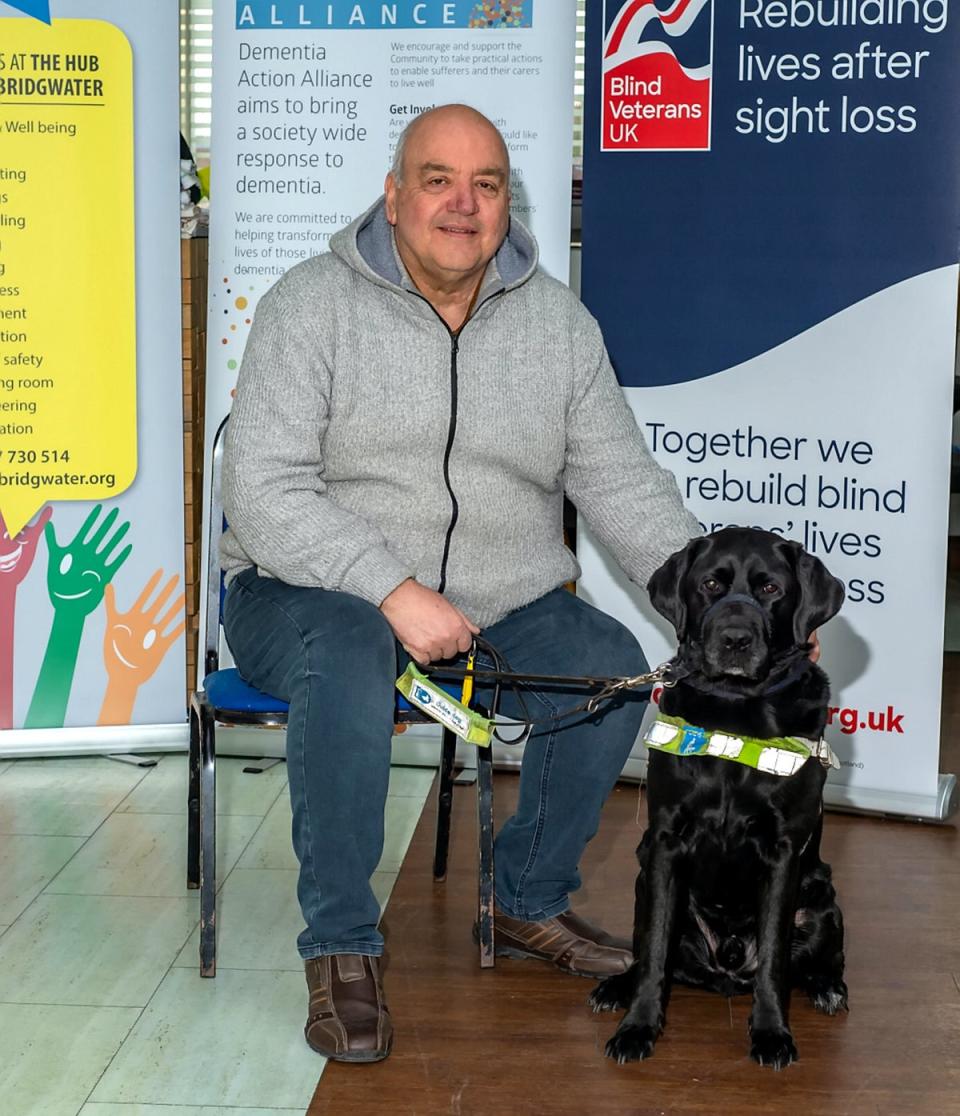 The restaurant must pay £2,000 to Mr Hardy after he was refused entry for a family meal due to having a guide dog (Brian Bateman / SWNS)