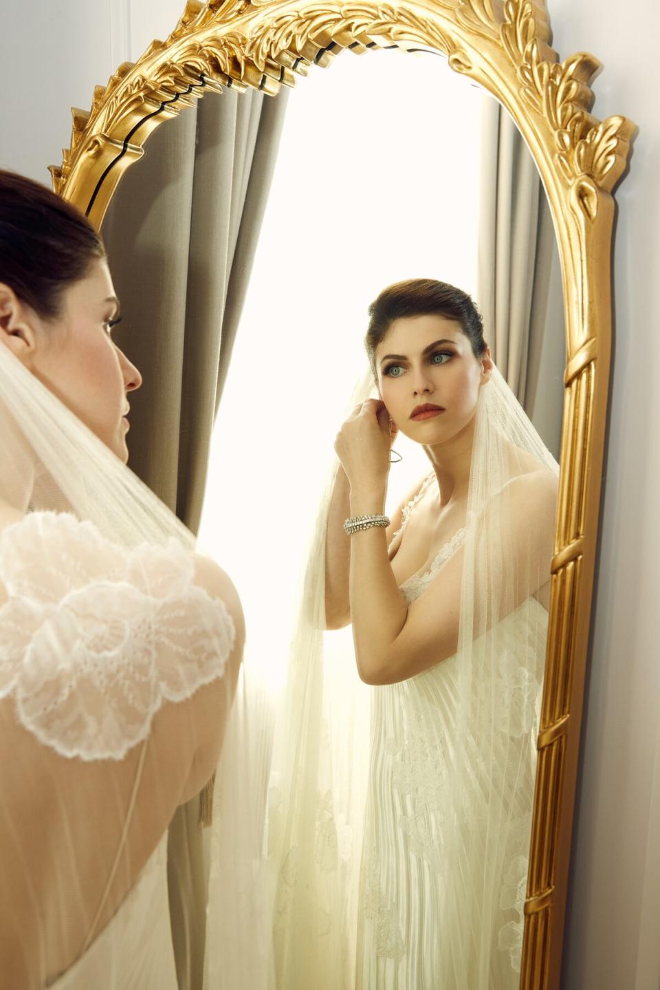 Alexandra Daddario Wedding Photos from VOGUE: credit: Storm Santos