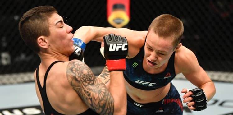 Rose Namajunas cracks Jessica Andrade at UFC 251