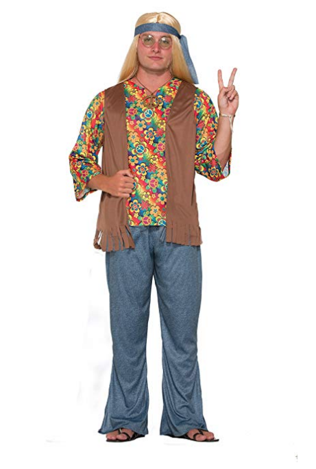 Mens Flower Power Costume