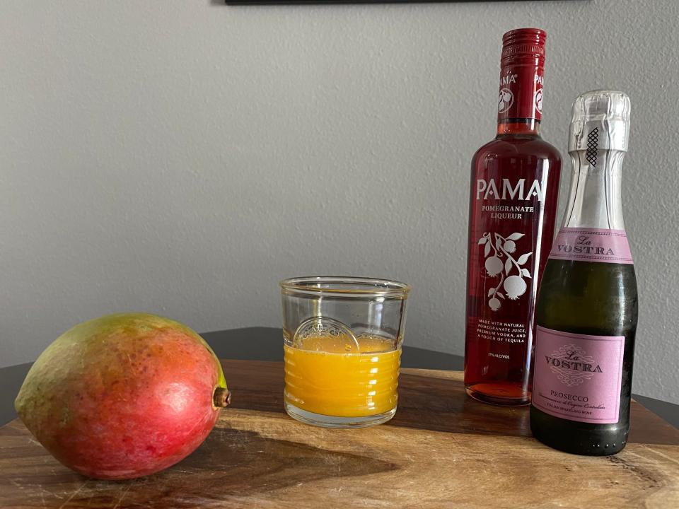 Bobby Flay mimosa ingredients