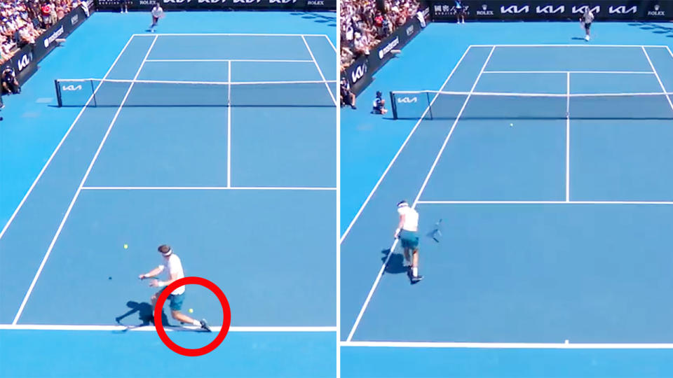 Nicolas Jarry, pictured here at the Australian Open.