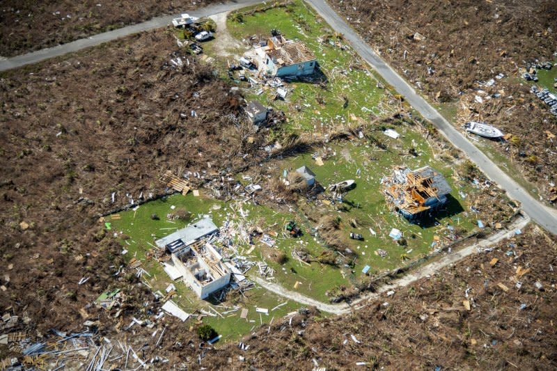 On September 1, 2019, Hurricane Dorian made landfall in the Bahamas as a Category 5 storm. File Photo by Joe Marino/UPI