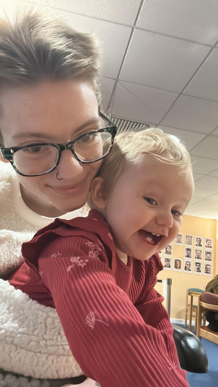 Dorset Echo: Ollie and her daughter Harper