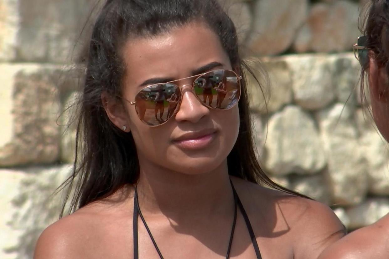 Dumped: Montana Brown and partner Alex Beattie have been dumped from Love Island: ITV