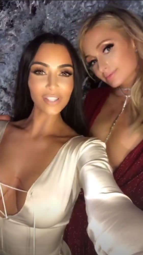 Kim Kardashian and Paris Hilton