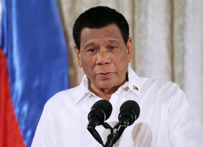 ▲菲律賓前總統杜特蒂放話要讓他的老家、南部大島民答那峨（Mindanao）獨立。資料照。（圖／美聯社／達志影像）