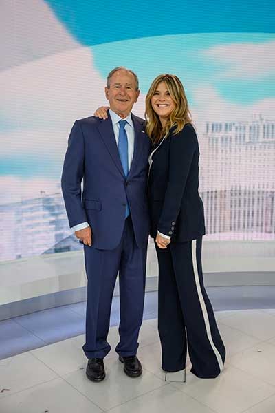 jenna bush hager george w bush today