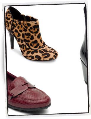 Botas en estampado animal y mocasines<br   width=