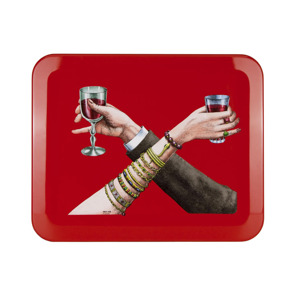 28 Unisex Valentine's Day Gifts: Fornasetti “Brindisi” Tray