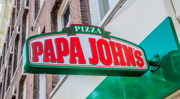 Billboard From Papa John's At Amsterdam East The Netherlands