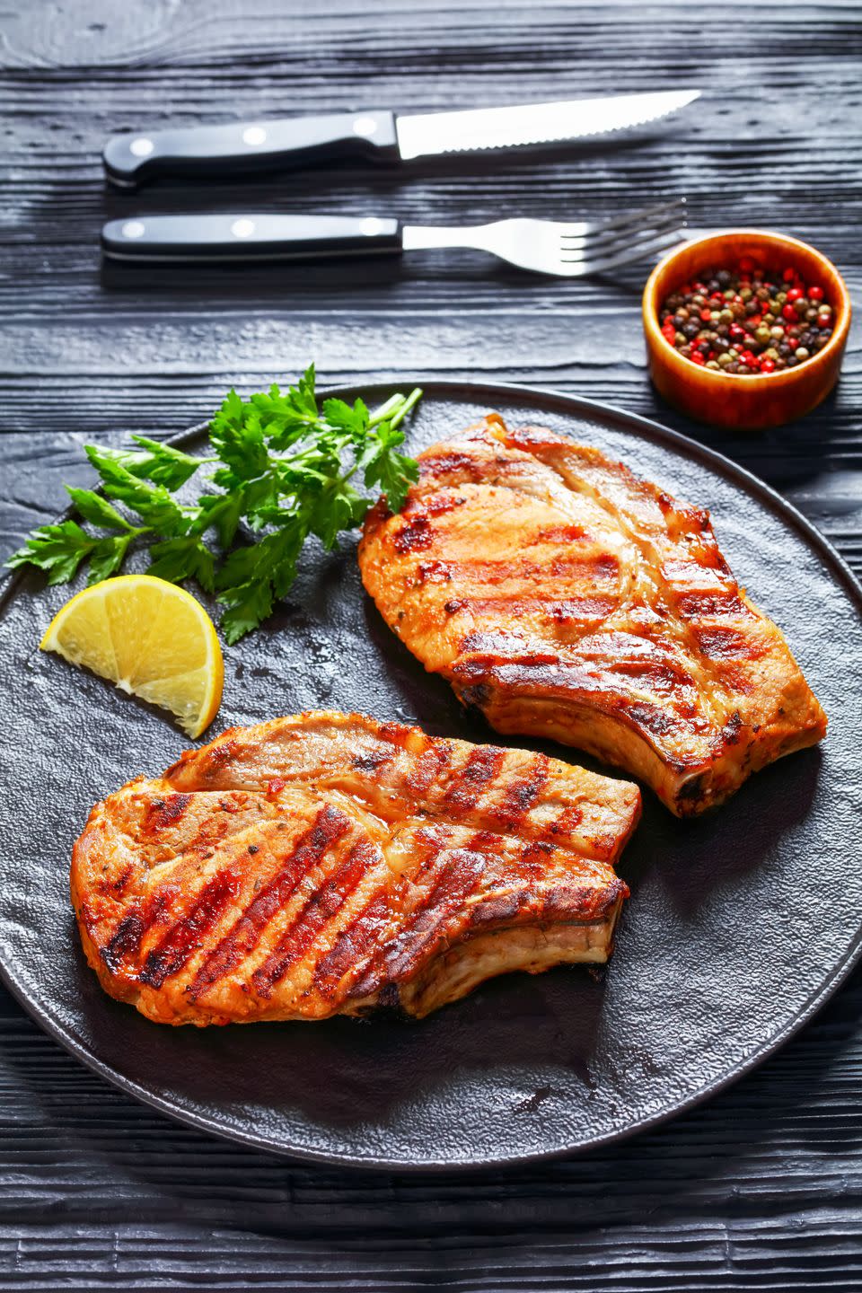 pork chop, foods high in vitamin k