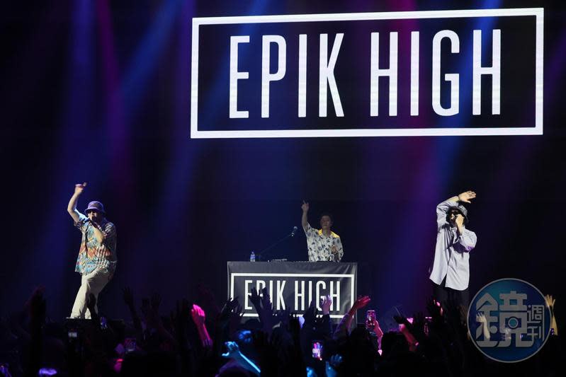 Epik High睽違3年在台開唱，一路嗨到底。