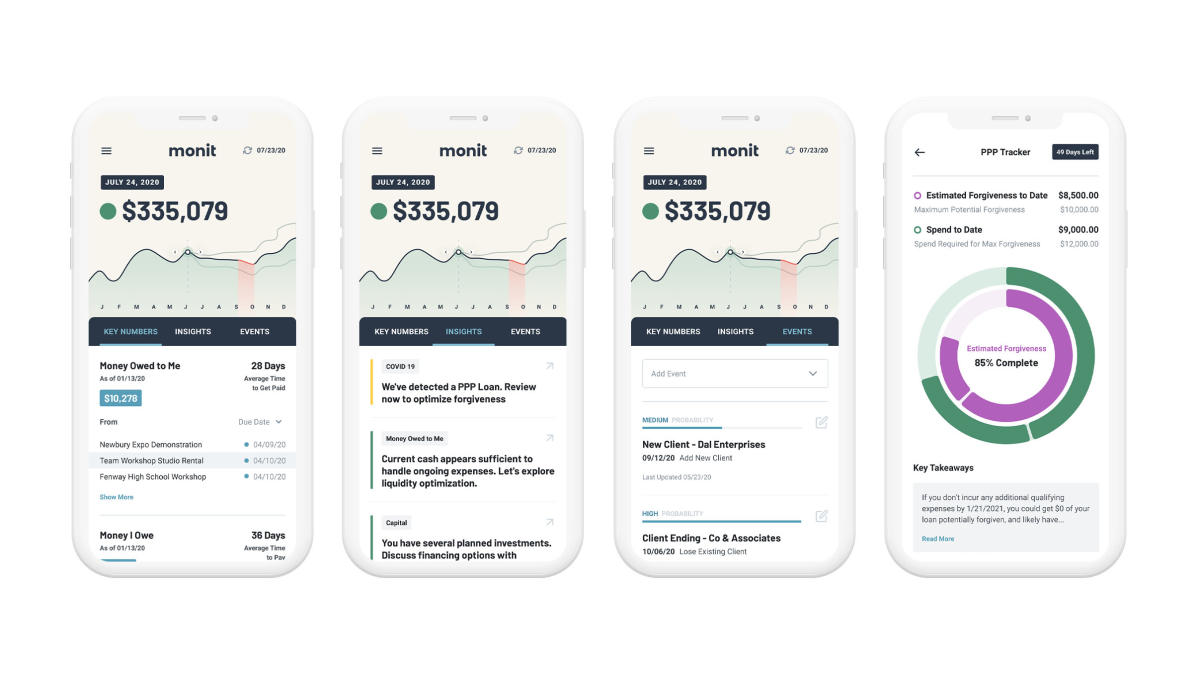 Monit Launches Mobile Finance Platform to Give Small Business Owners More Control Over Finances with Predictive Cash Flow and Financial Optimization in Their Pocket billede