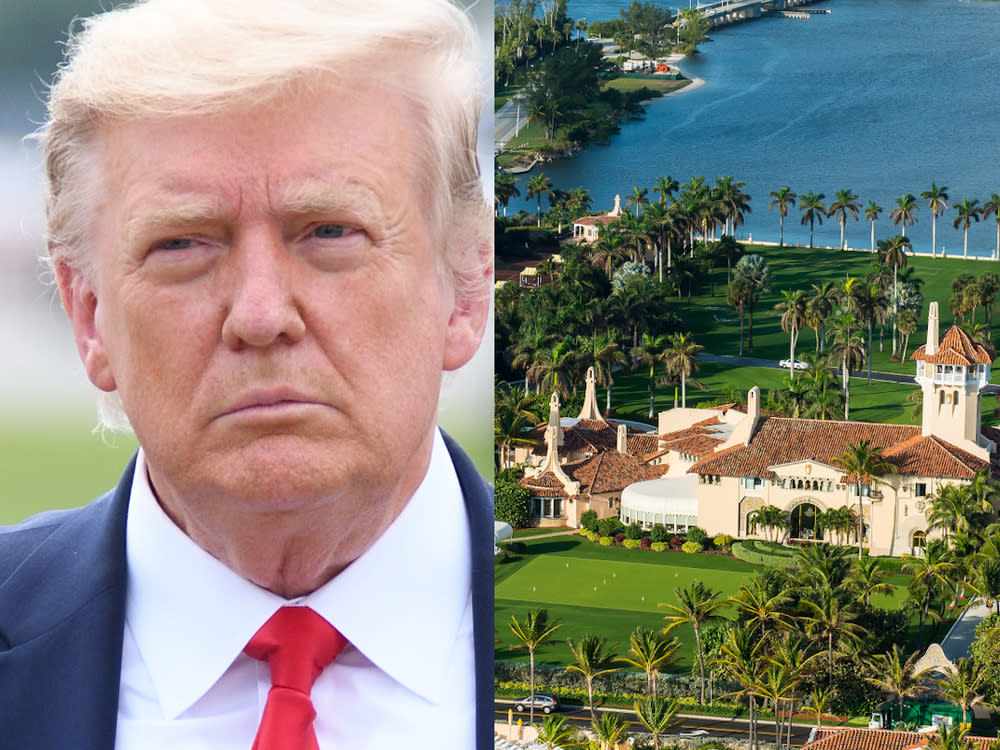 Donald Trump lebt seit dem Auszug aus dem Weißen Haus in seinem Luxusresort in Palm Beach. (Bild: Evan El-Amin/shutterstock.com; FloridaStoc/shutterstock.com [M])