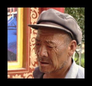 Old asian man