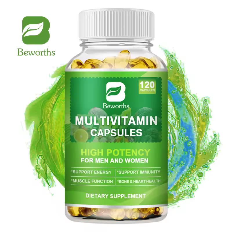 BEWORTHS Multivitamin Capsules with Vitamins & Minerals for Energy Brain Heart Skin Eye Health Immune Support for Women and Men. (Photo: Lazada SG)