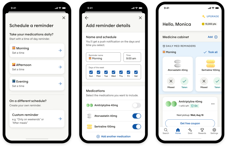 Medicine Cabinet app from GoodRx