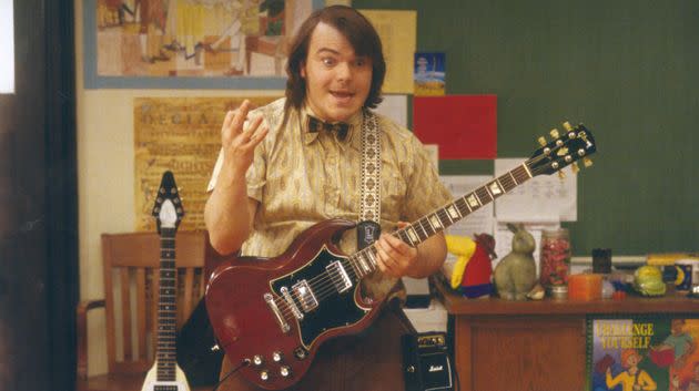 Jack Black as Dewey Finn/Mr S in School Of Rock