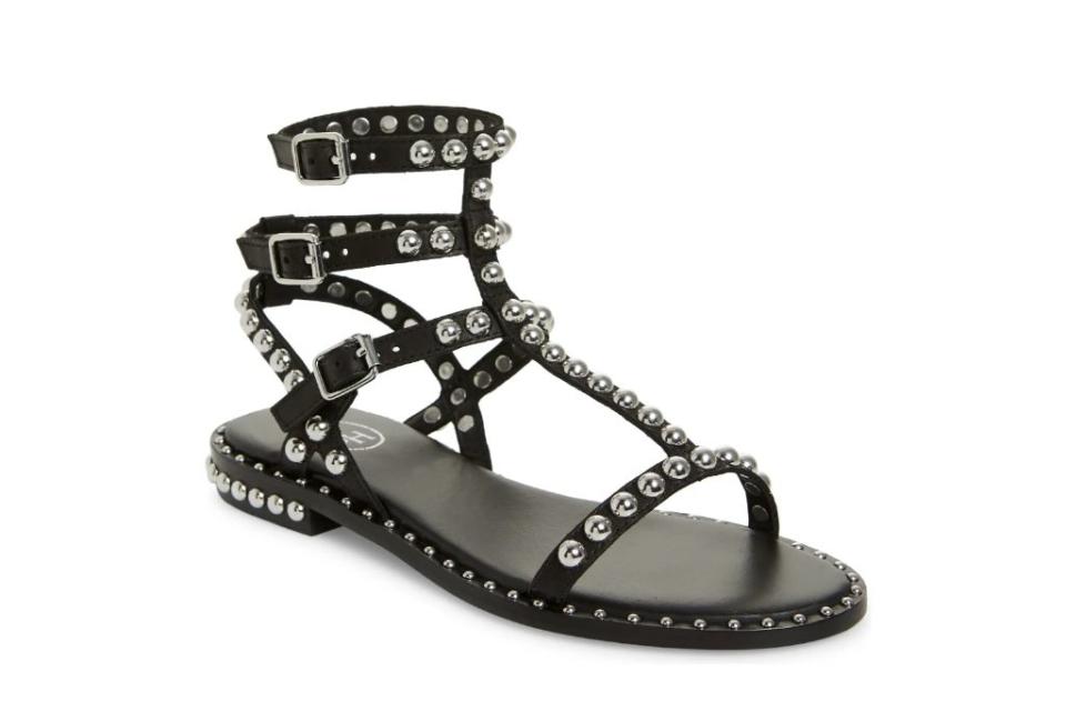 ash, play studded sandal, gladiator sandals