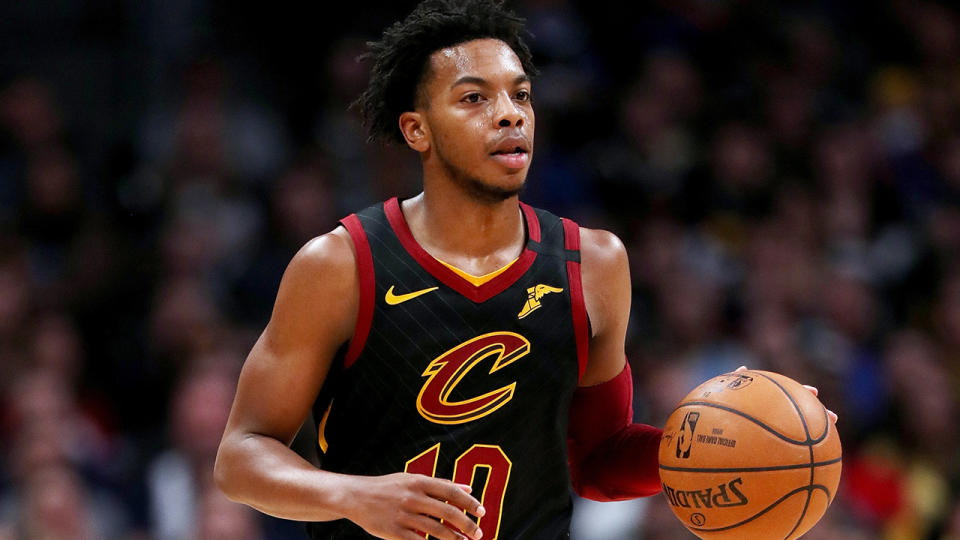 Cleveland Cavalies rookie Darius Garland, pictured, has stepped up his game as the second half of the NBA season begins.