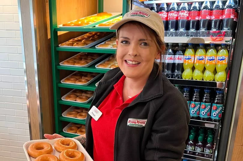 Kayla Crocker is the new manager of the Krispy Kreme shop in Truro