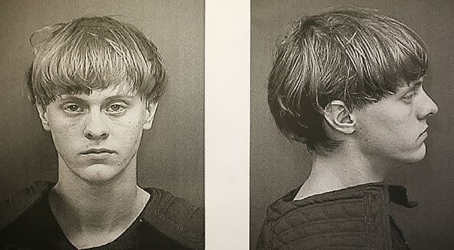 Dylann Roof's custody photos. Photo: Getty Images