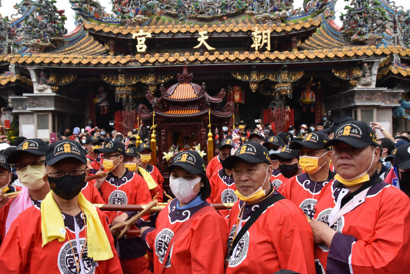 雲林縣北港朝天宮每年農曆3月19日遶境，今年4月27日登場。（中央社資料照）