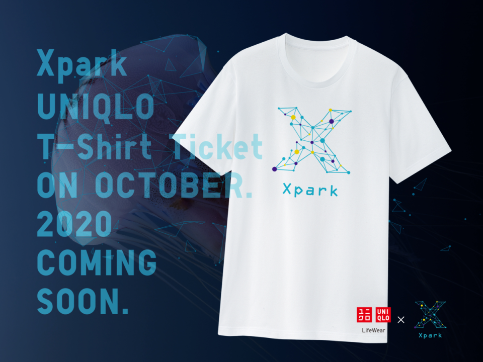 「Xpark x UNIQLO T恤入場券」將於10月底推出。（Xpark提供）
