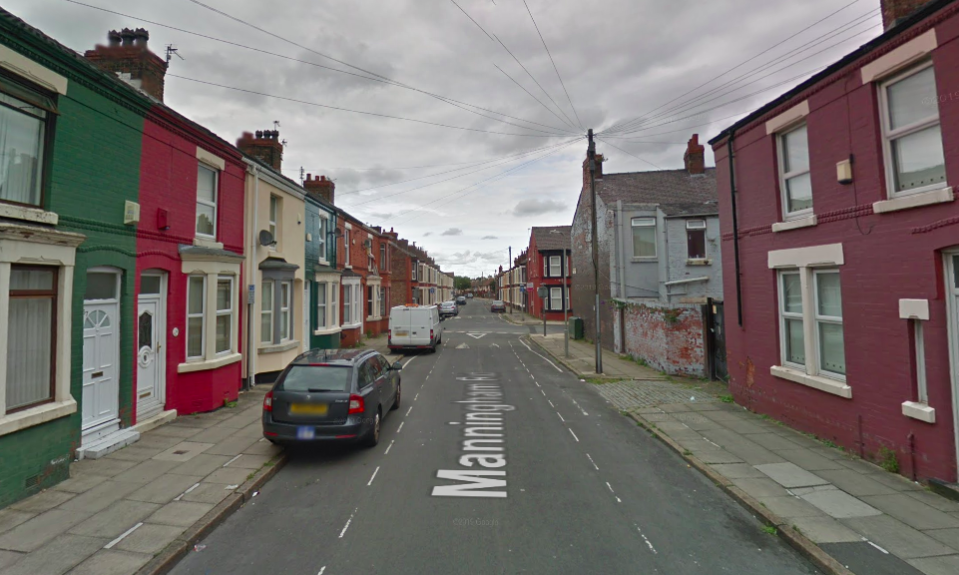 Two men were assaulted on Manningham Road in Anfield on Saturday night (Google)