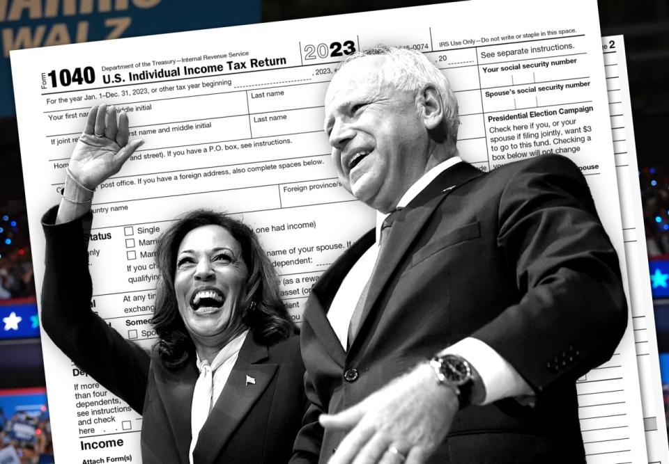 Kamala Harris picked Tim Walz as her running mate. What might that selection say about her tax plans if she becomes president?