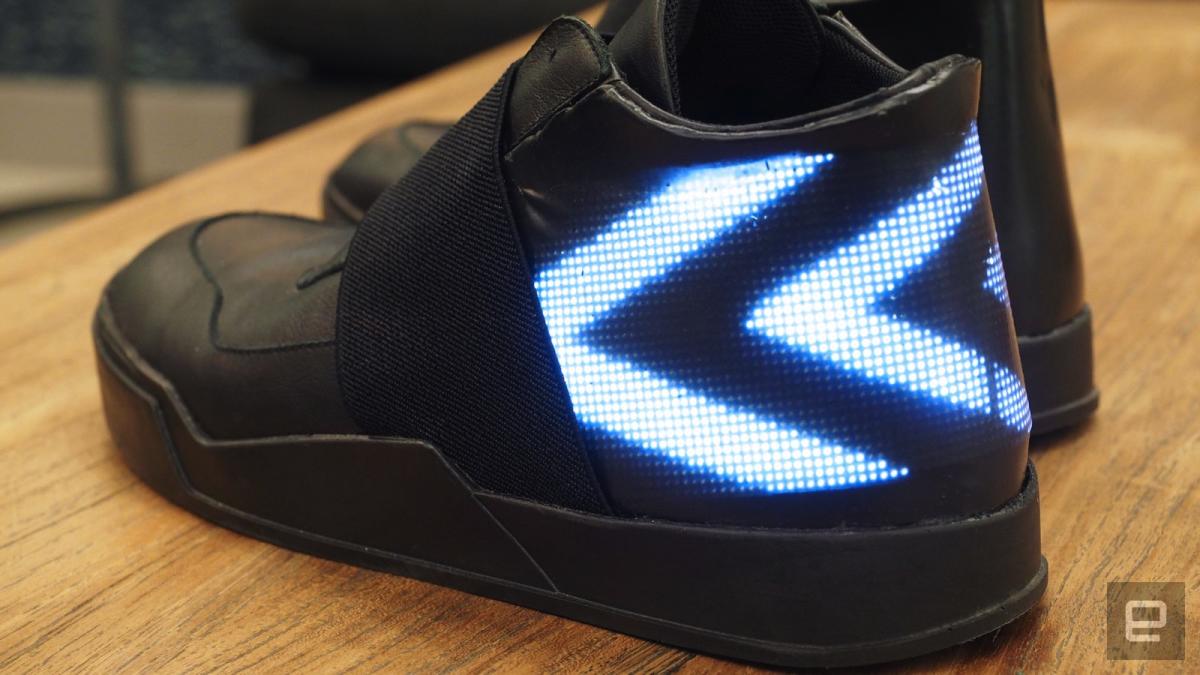 Vixole's Matrix shoe puts an active LED display on your feet | Engadget