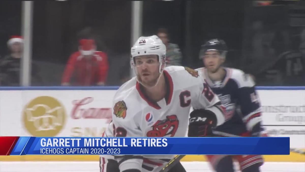 Former Hershey Bear, Reading Royal, and IceHog Garrett Mitchell Retires