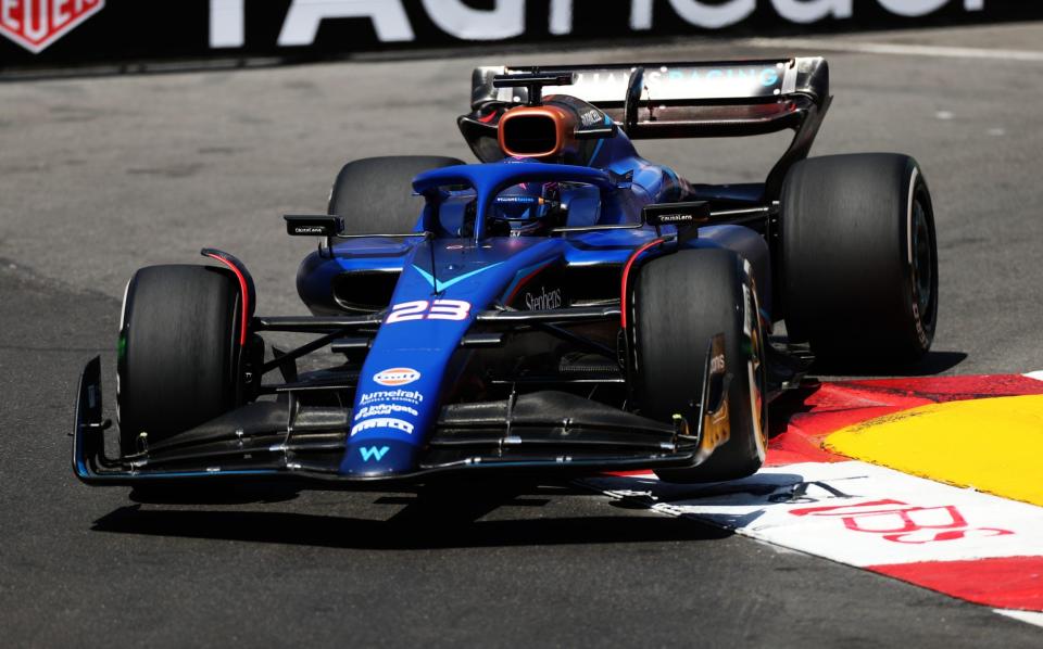 Alexander Albon of Thailand driving the (23) Williams FW45 Mercedes on track during practice ahead of the F1 Grand Prix of Monaco at Circuit de Monaco on May 26, 2023 in Monte-Carlo, Monaco - Getty Images/Peter Fox