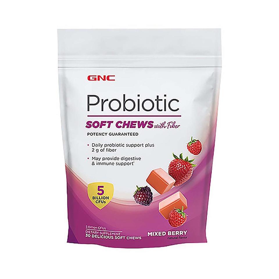 best probiotic digestive system gut health gnc soft chews