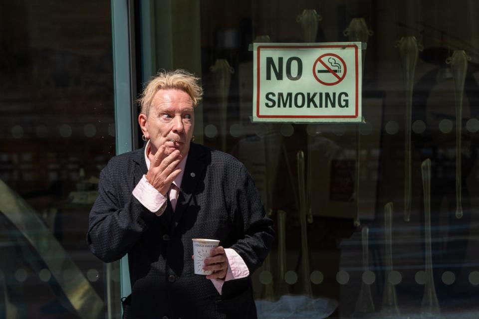 John Lydon, aka Johnny Rotten, outside the Rolls Building in London (Dominic Lipinski/PA) (PA Wire)