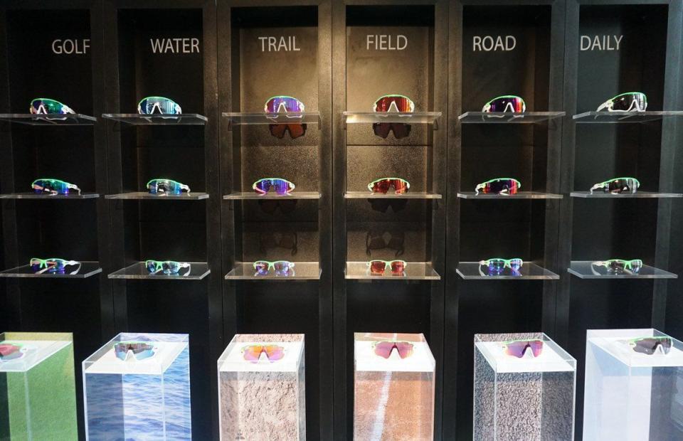 <p>One of the main goals of the Oakley Safe House was to act as a place where the athletes could get their gear. If you saw many of the Rio 2016 stars wearing the same green shades, it’s because they were all part of Oakley’s Green Fade collection. Fitted with the high-tech Prizm lenses, all of the athletes wore the special-edition green eyewear to represent unity. Every single frame of the 100,000-piece collection had been hand-painted, which is pretty cool.</p>