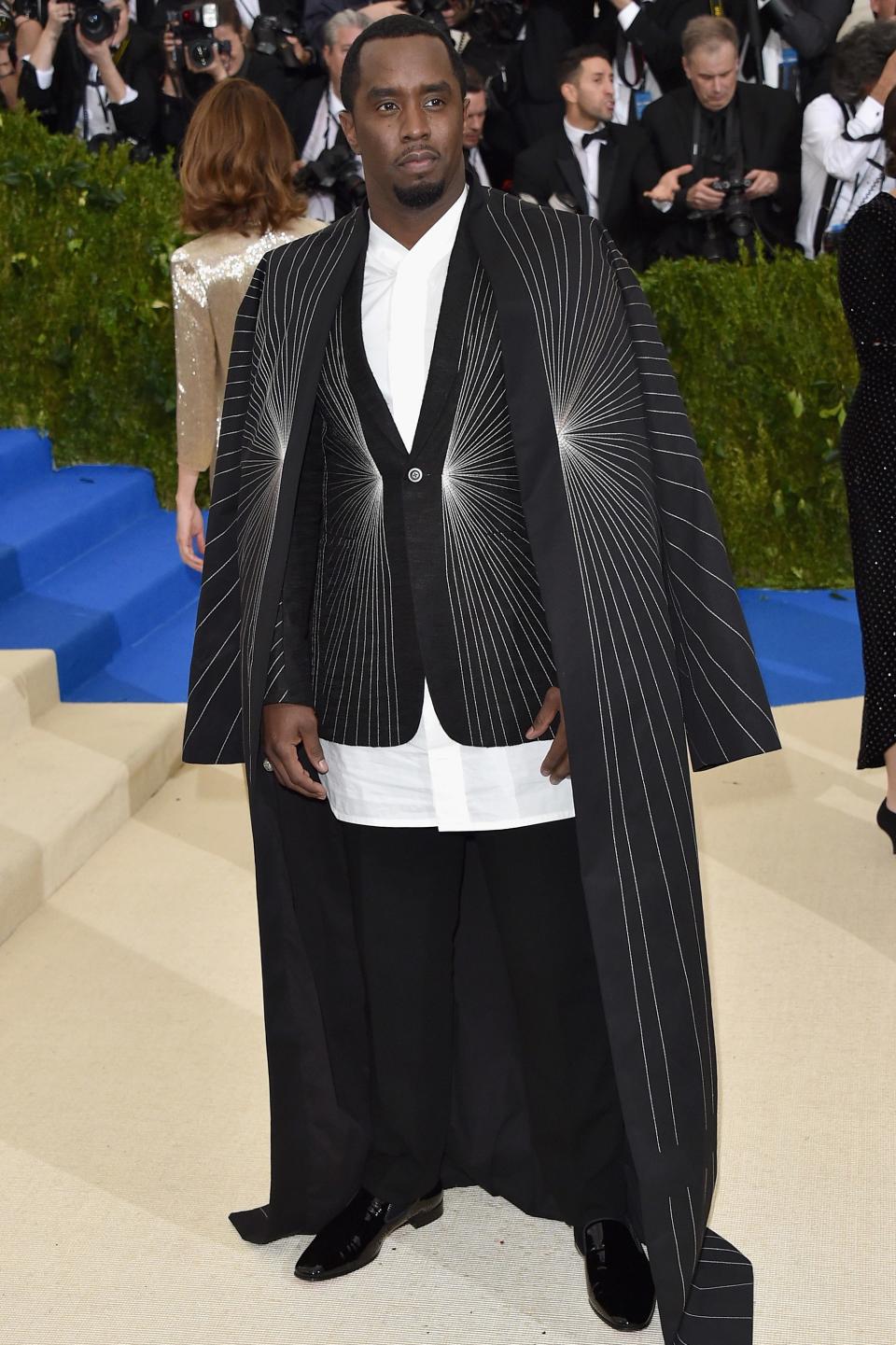 Diddy in Rick Owens