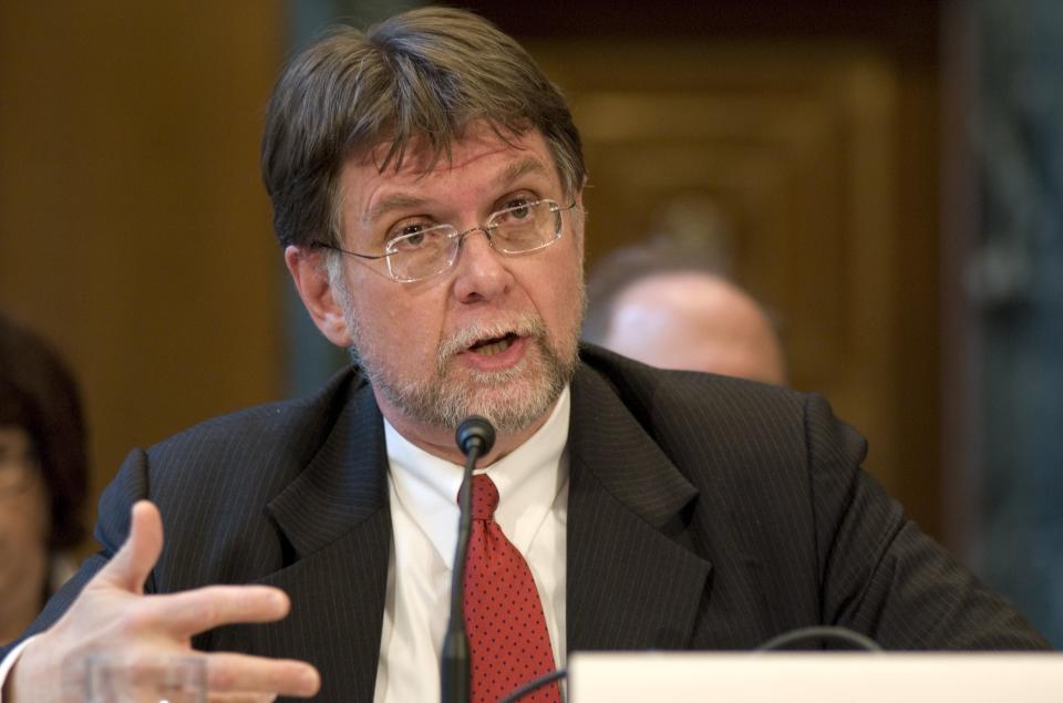 WASHINGTON, DC - MAY 14: William E. Kovacic, chairman of the Federal Trade Commission, testifies at a Senate Appropriations hearing on funding for the FTC. (Photo by Ryan Kelly/Congressional Quarterly/Getty Images)