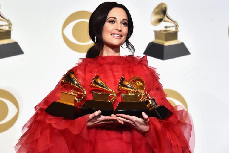 Kacey Musgraves commends Grammys for improving on 'previous lack of female representation'