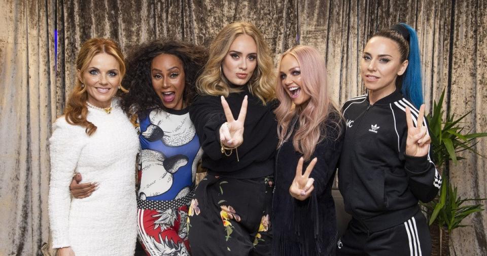 Adele Hangs with the Spice Girls After Reunion Show