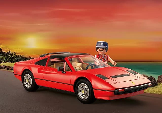 The Magnum P.I. Ferrari 308 GTS Quattrovalvole from Playmobil (Courtesy of Playmobil)