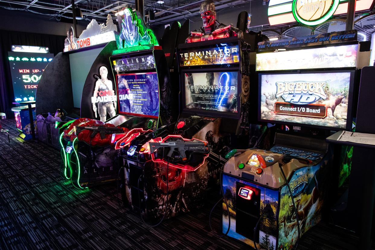 A look inside the Dave and Buster's first Corpus Christi location inside the La Palmera Mall.